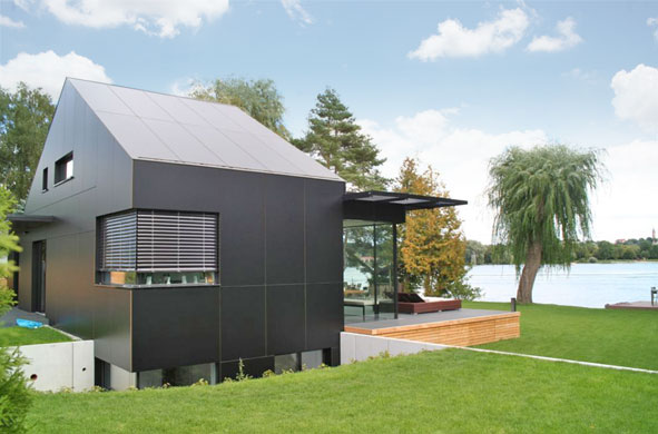 Neubau Haus am See II in Friedberg durch Hicker Architekten 2015