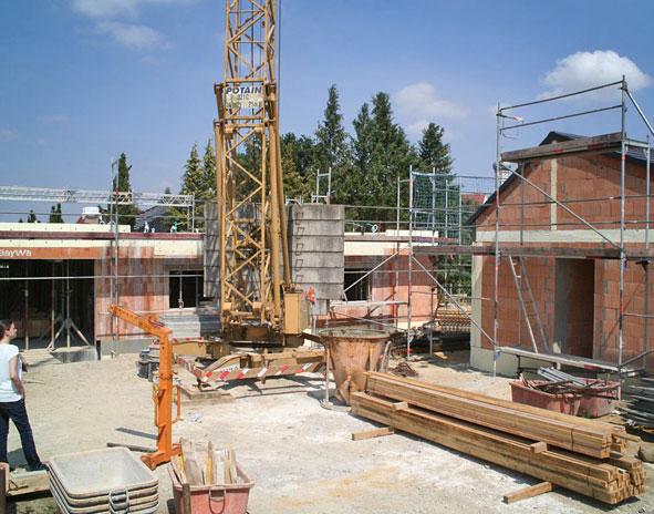 Baufortschritt Neubau 2015 - 2 Generationen auf einem Grundstück
