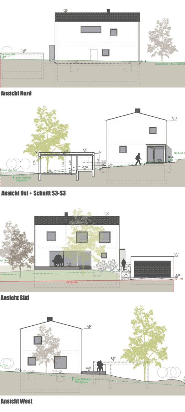 Neubau eines Wohnhauses mit Doppelgarage in Jetzendorf 2017 - hicker architekten Friedberg
