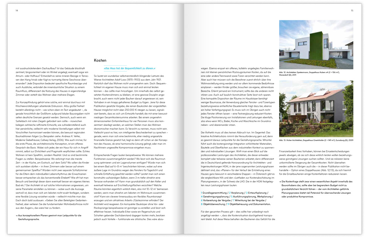 Hicker architekten Presse Buch 50 Häuser zum Wohlfühlen von Thomas Drexel 11/2013