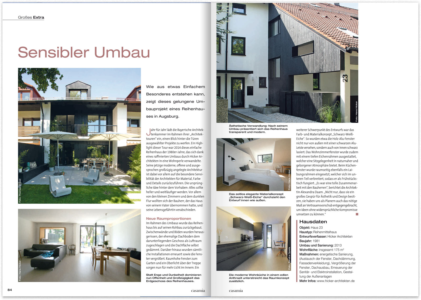 Hicker architekten Presse Zeitungsartikel zur Prämierung mit dem Thomas Wechs Preis 2015 