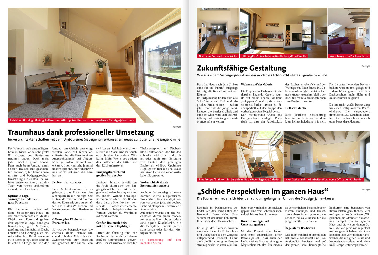 Hicker architekten Presse Zeitungsartikel 2019 myHeimat: Vorher-Nachher-Wow-Effekt