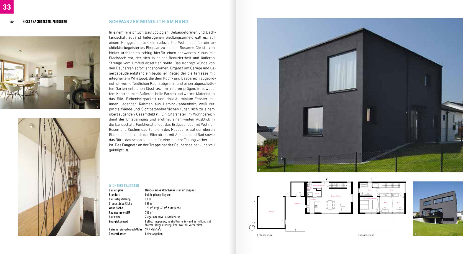 Hicker architekten - Haus L im Buch "100 TOP  Häuser" 2020 von Thomas Drexel